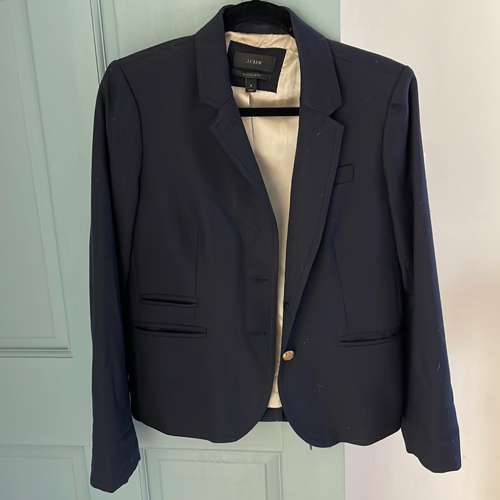 Navy schoolboy blazer